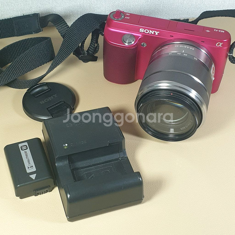 소니 NEX-F3 +1855 충전 배터리 Np-fw50--0