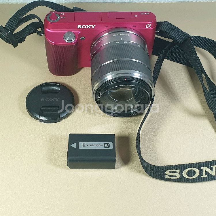 소니 NEX-F3 +1855 충전 배터리 Np-fw50--1