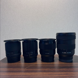 소니렌즈 F4 24-105 F1.8 24,50,80mm