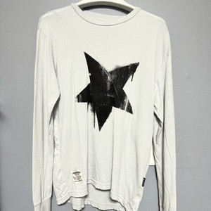 누누누 연그레이 별 긴팔티셔츠 12-14
