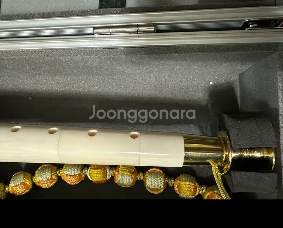 옥 보다 좋은 24K 금도금 최고급 손길환 태평소--1