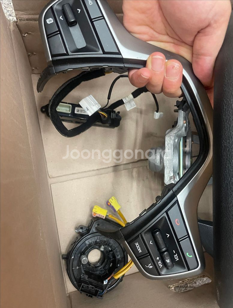 아반떼 AD 현대순정 핸들--2