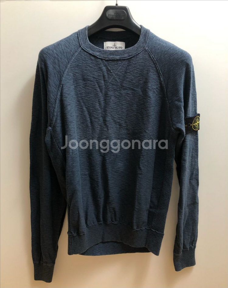 17SS 스톤아일랜드 멜란지 크루넥 니트 L--0