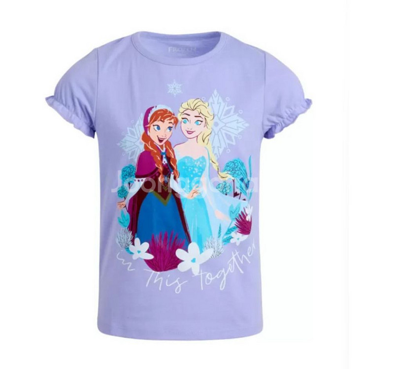 5세6세 겨울왕국반팔티셔츠 4벌 세트 새 옷--1