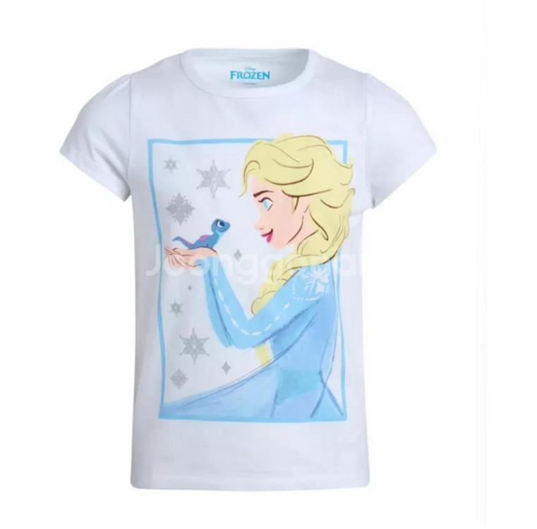 5세6세 겨울왕국반팔티셔츠 4벌 세트 새 옷--2