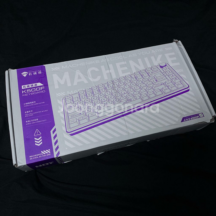 메카닉 MACHENIKE 기계식 투명 키보드 얼음키보드--1