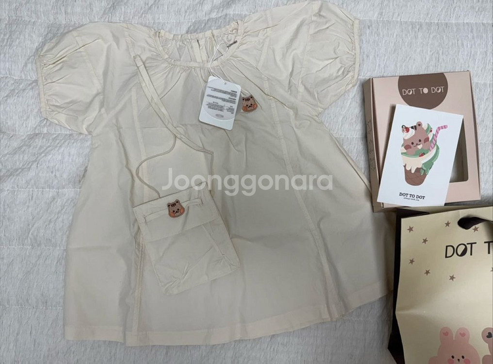 새상품) 돗투돗 원피스 가방 세트 100--1