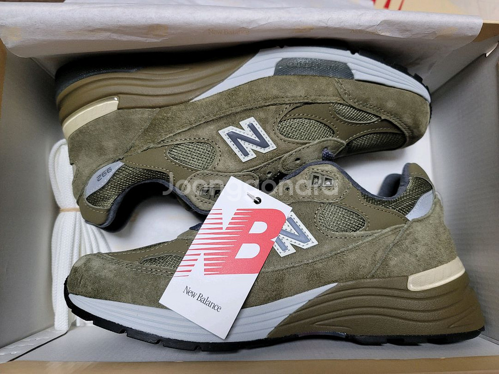 [255]뉴발란스 992 다크카모 코버트그린--1
