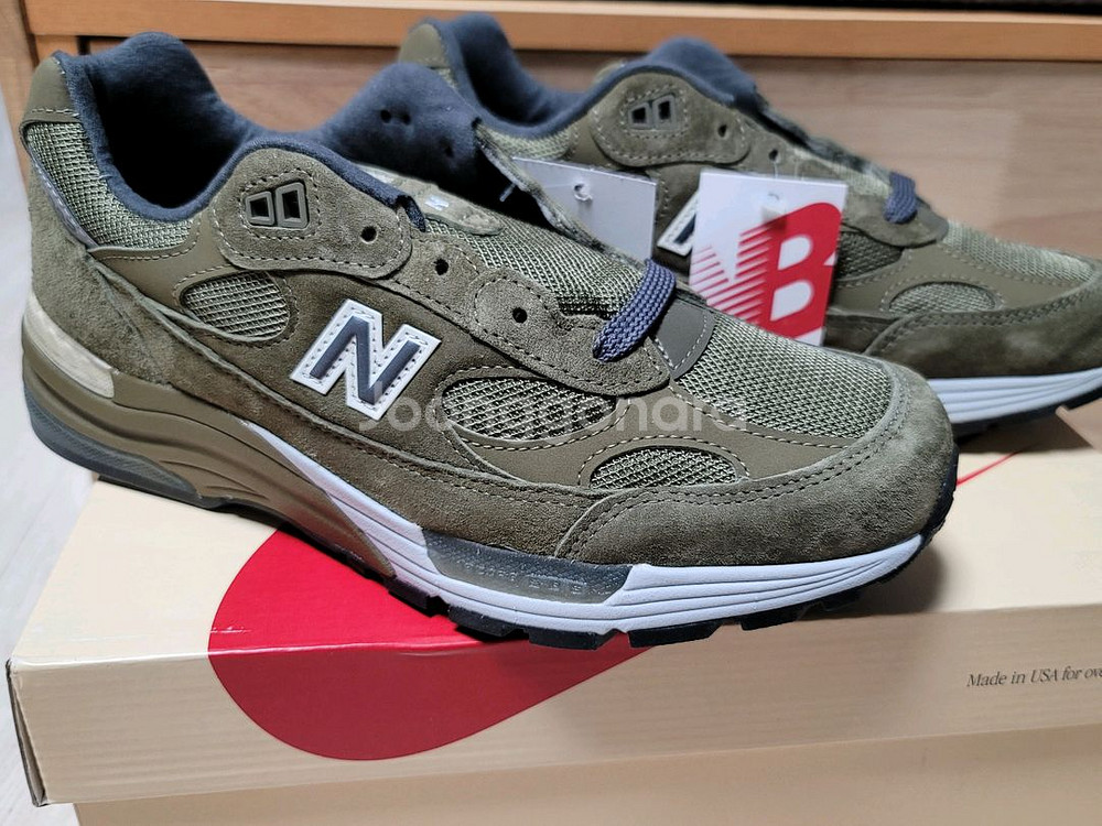 [255]뉴발란스 992 다크카모 코버트그린--0
