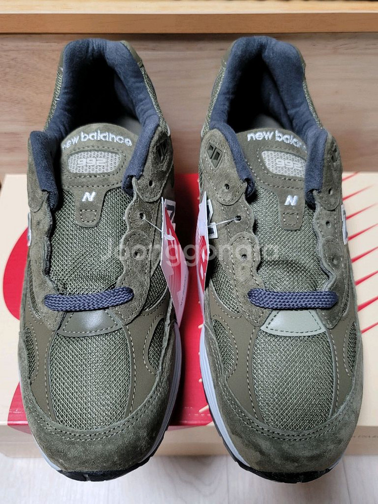 [255]뉴발란스 992 다크카모 코버트그린--2