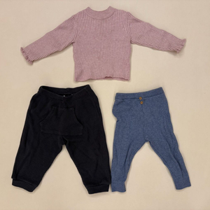 자라 상의1 하의2 일괄 6~12M 80