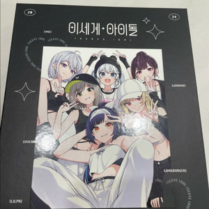 이세계아이돌 이세팝 바인더북+포카+티켓 팔아요