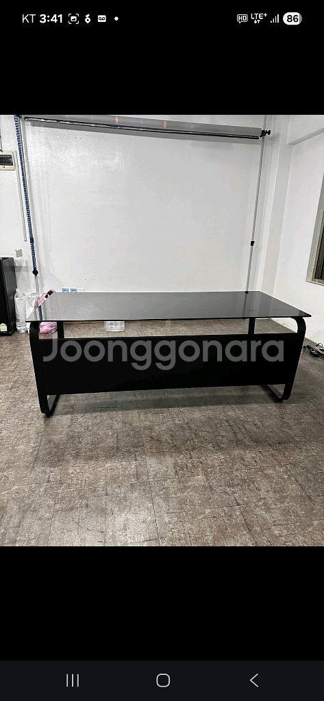 사무실 정리로 8만철제 책상 강화유리 수유리--1