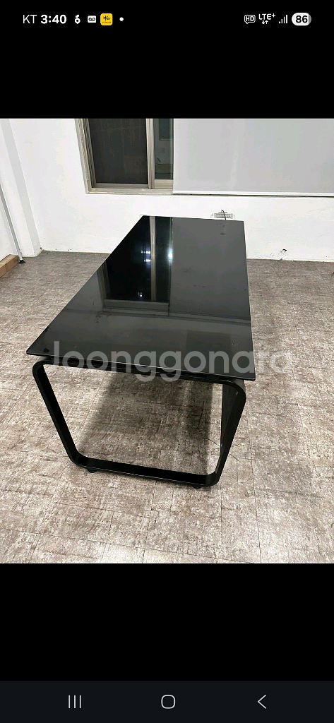 강화유리 철제책상 11만. 2개남음ㅡ--4