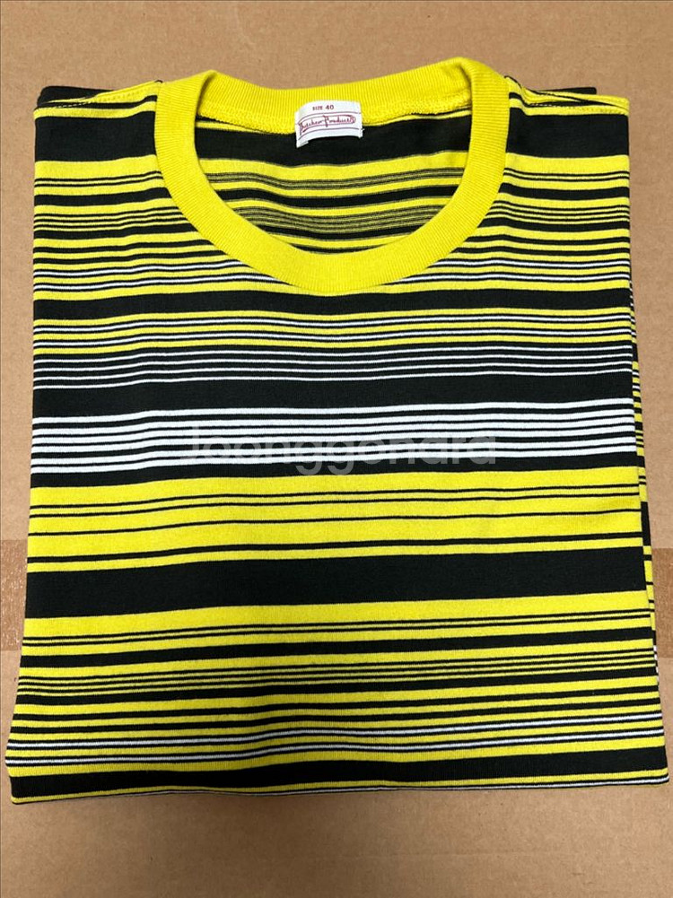 타임원클로딩 보더 티셔츠--0