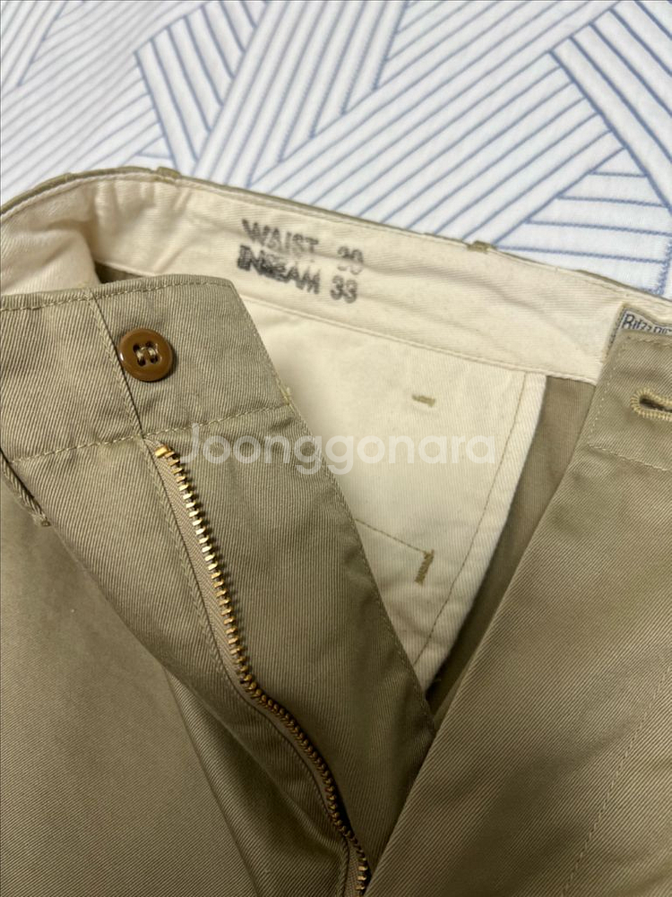 버즈릭슨 오리지널 치노팬츠 카키 30사이즈--1