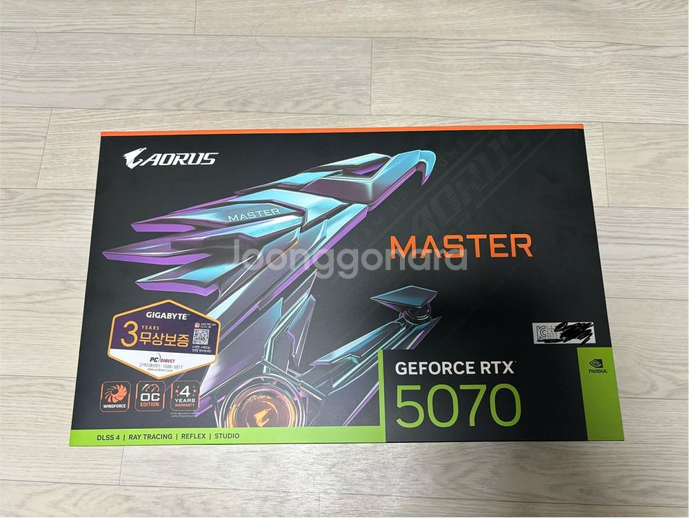 GIGABYTE AORUS 지포스 RTX5070 미개봉--0