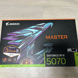 GIGABYTE AORUS 지포스 RTX5070 미개봉