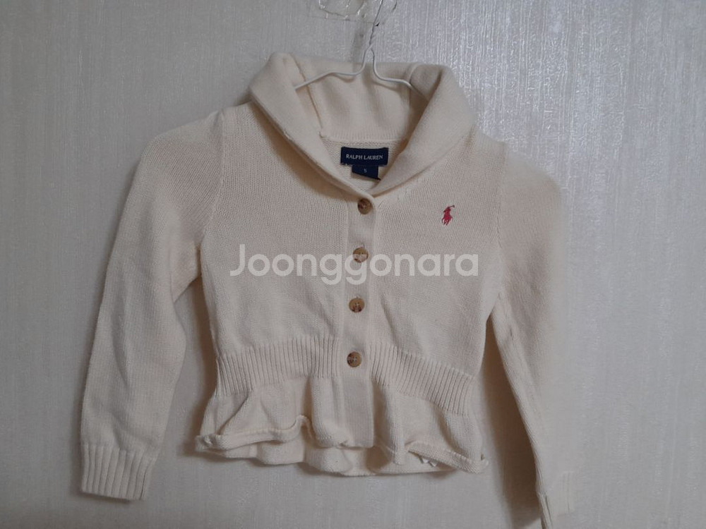 여아동 랄프로렌 면 가디건 (5)--0