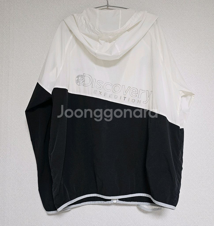디스커버리 남성 경량 바람막이 후드집업 110size--1