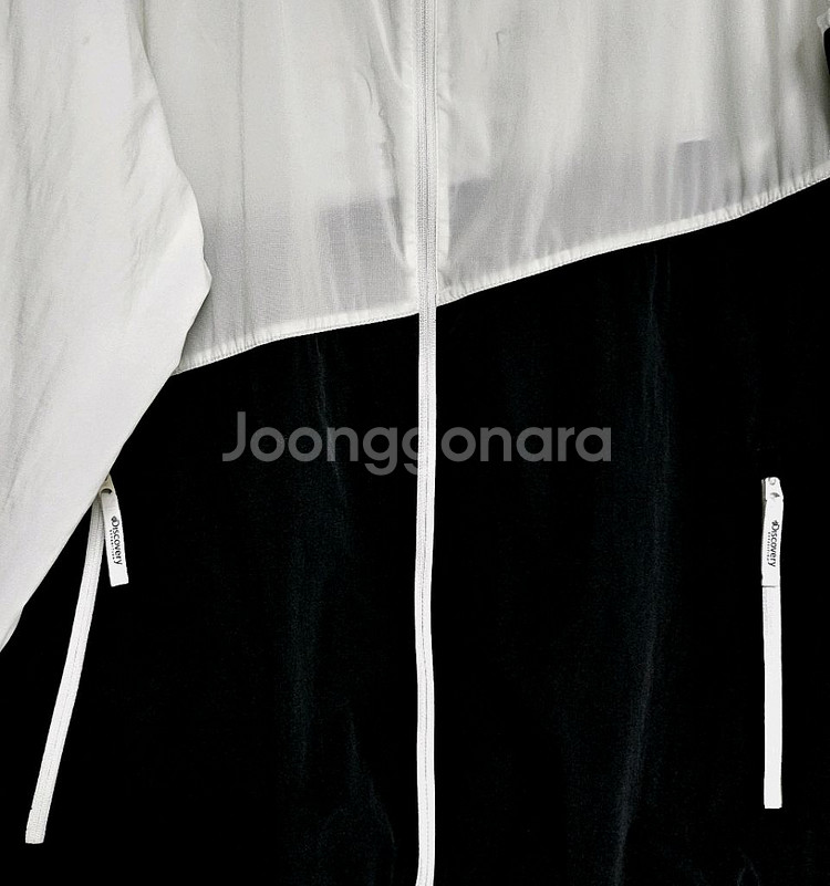 디스커버리 남성 경량 바람막이 후드집업 110size--5