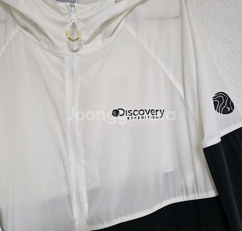 디스커버리 남성 경량 바람막이 후드집업 110size--4