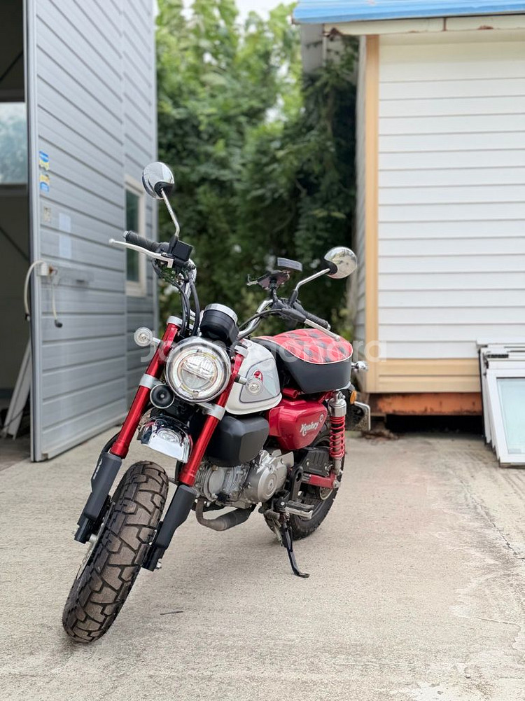 23년식 혼다 몽키 125cc 오토바이(레드)--1