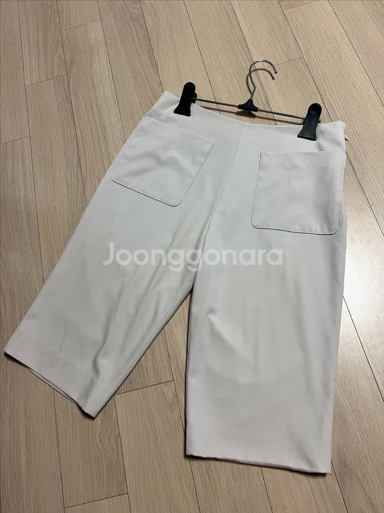 몽또또 하프 카프리 팬츠 5부 스판 바지 버뮤다--5