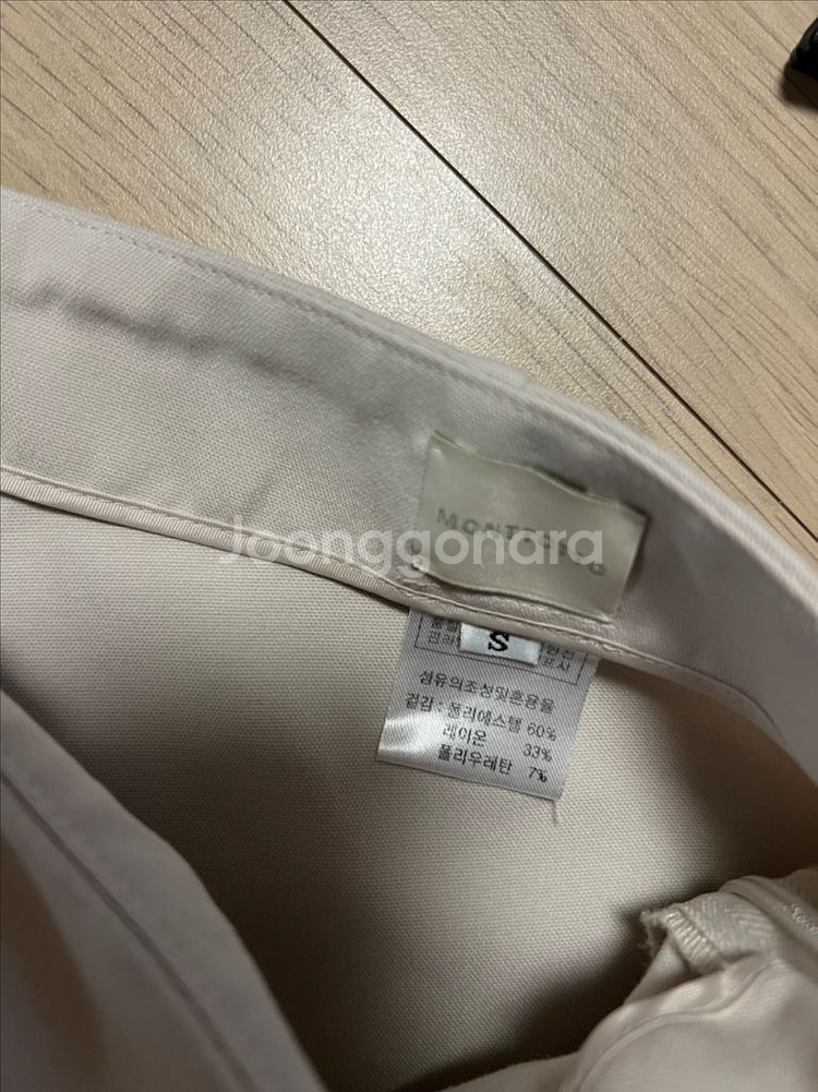 몽또또 하프 카프리 팬츠 5부 스판 바지 버뮤다--7