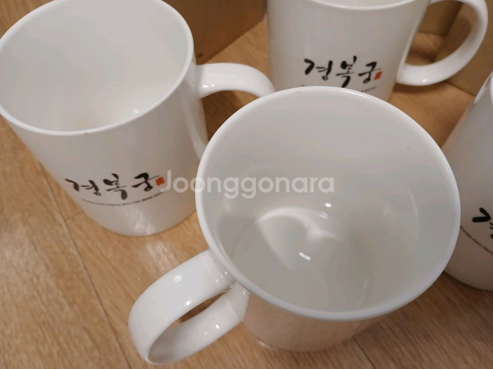 [새것] 경복궁 머그컵 4개--2