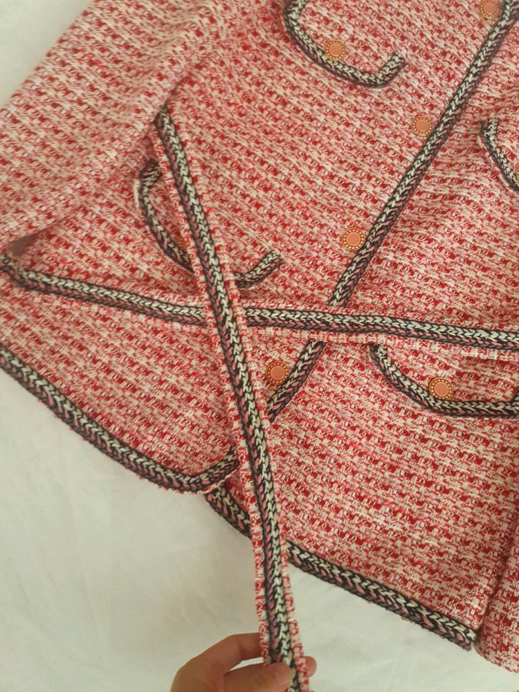 마쥬 트위드 자켓--2