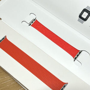 애플워치 일렉트릭오렌지 브레이드솔로루프(사이즈 2)