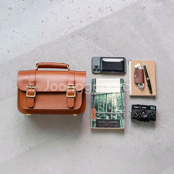 헤비츠 빅포켓사첼백 레디쉬브라운 스몰--0