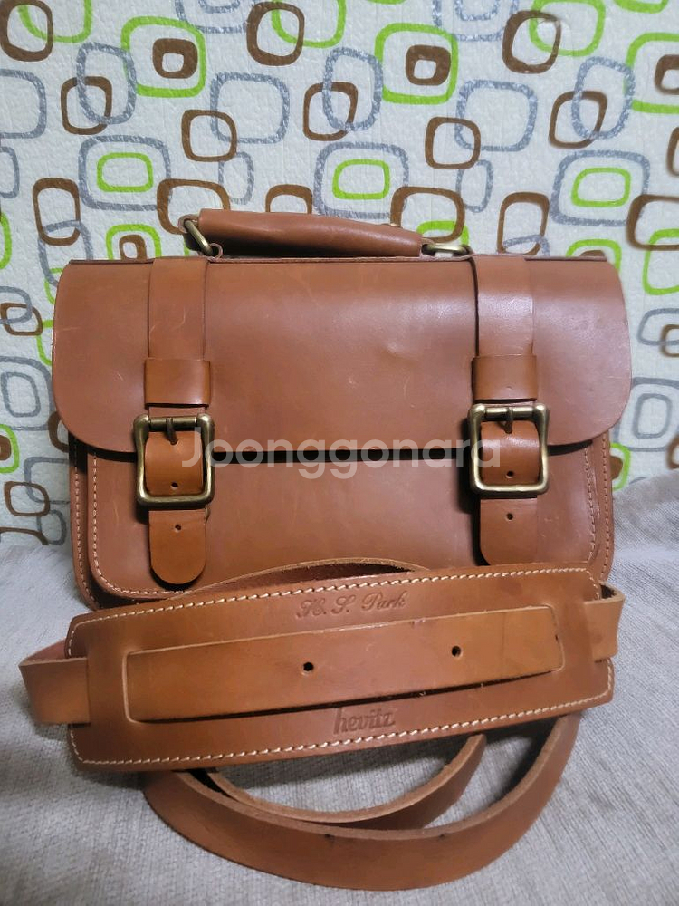 헤비츠 빅포켓사첼백 레디쉬브라운 스몰--7