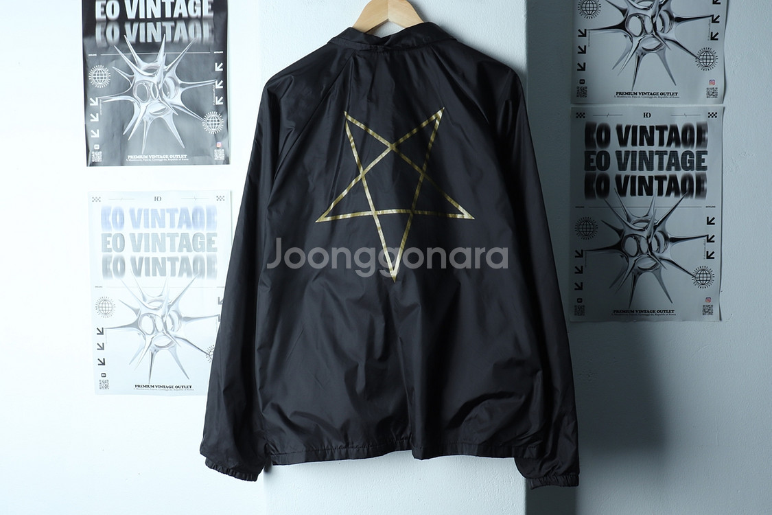 (L-XL) 트레셔 바람막이 야구점퍼자켓 블루종 코치--5