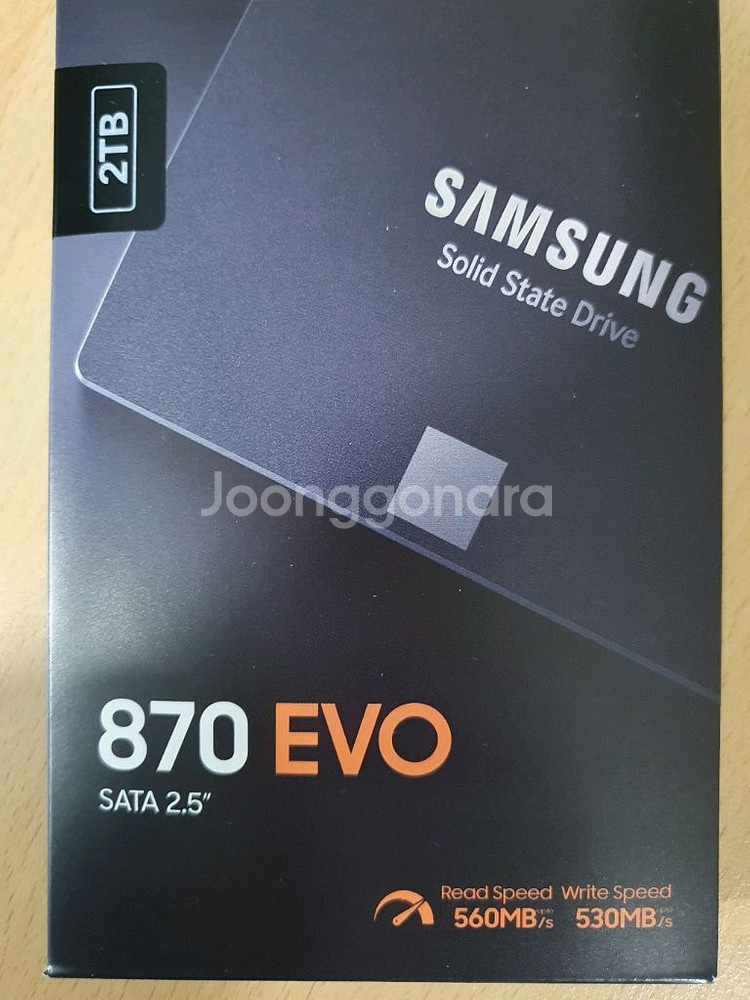 삼성 SSD 870 evo 2TB 국내정식 미개봉 새상--0