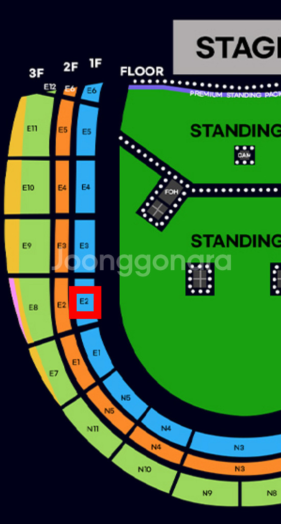 오아시스 내한 콘서트 지정석P 2연석 oasis 초명당--0