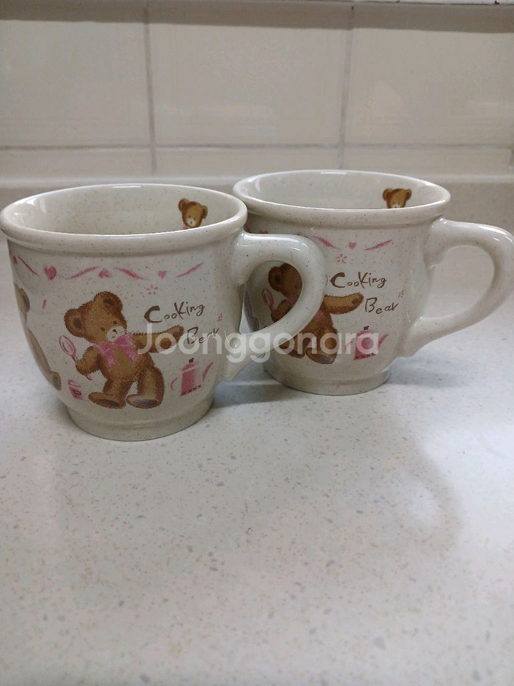 곰돌이 머그컵--0