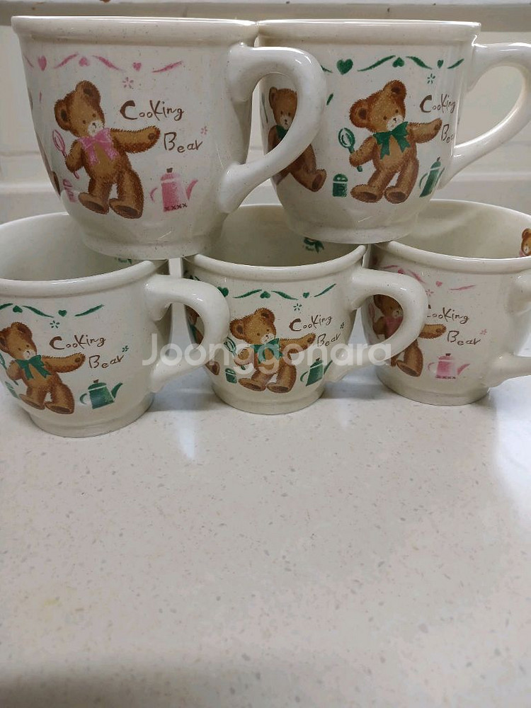 곰돌이 머그컵--2