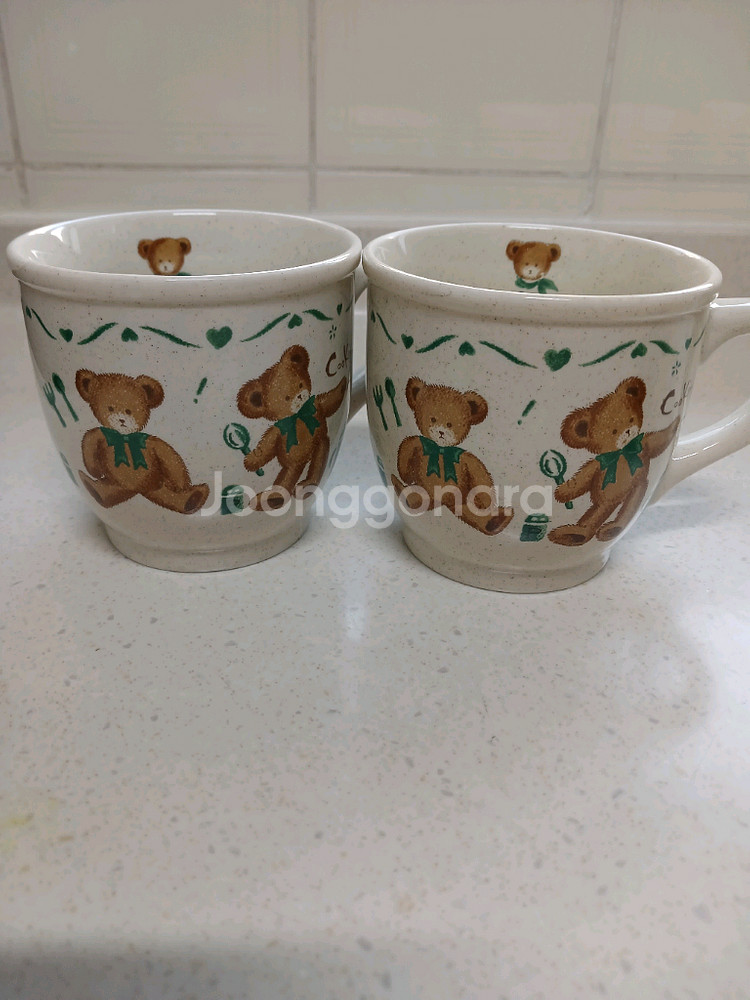 곰돌이 머그컵--4