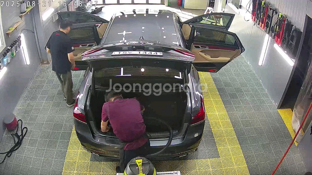 제네시스 G80 M광택,실내손세차--4