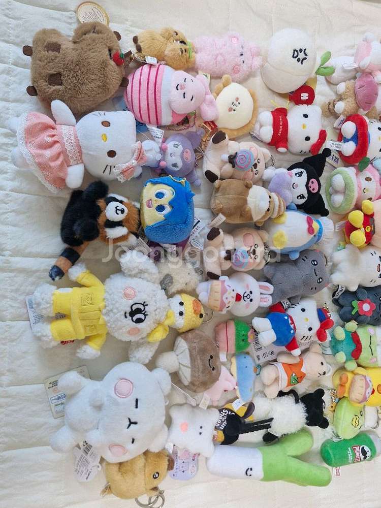 인형키링 (산리오 호빵맨 쿵야 키티 냐한남자)--2