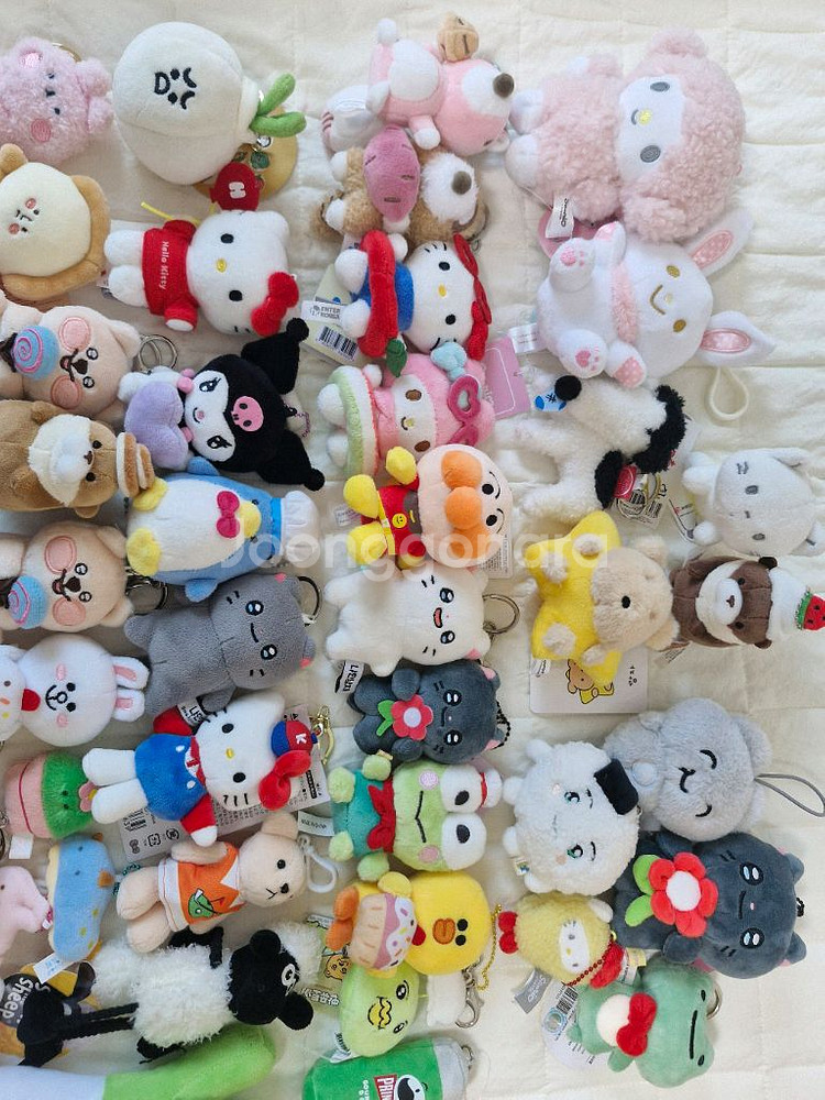 인형키링 (산리오 호빵맨 쿵야 키티 냐한남자)--1