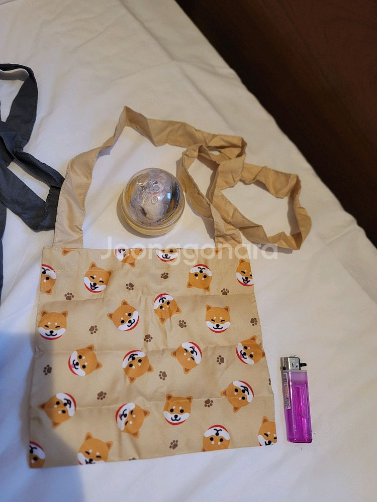 시바견 시바 미니가방 가챠 보조가방 장바구니 산책가방--4