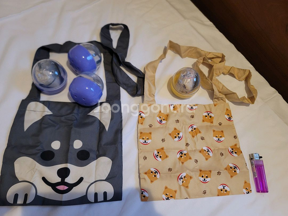 시바견 시바 미니가방 가챠 보조가방 장바구니 산책가방--1