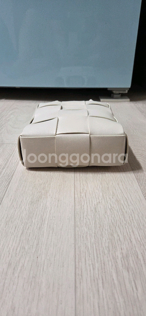 천연소가죽 위빙 격자 스퀘어백/토트백--1