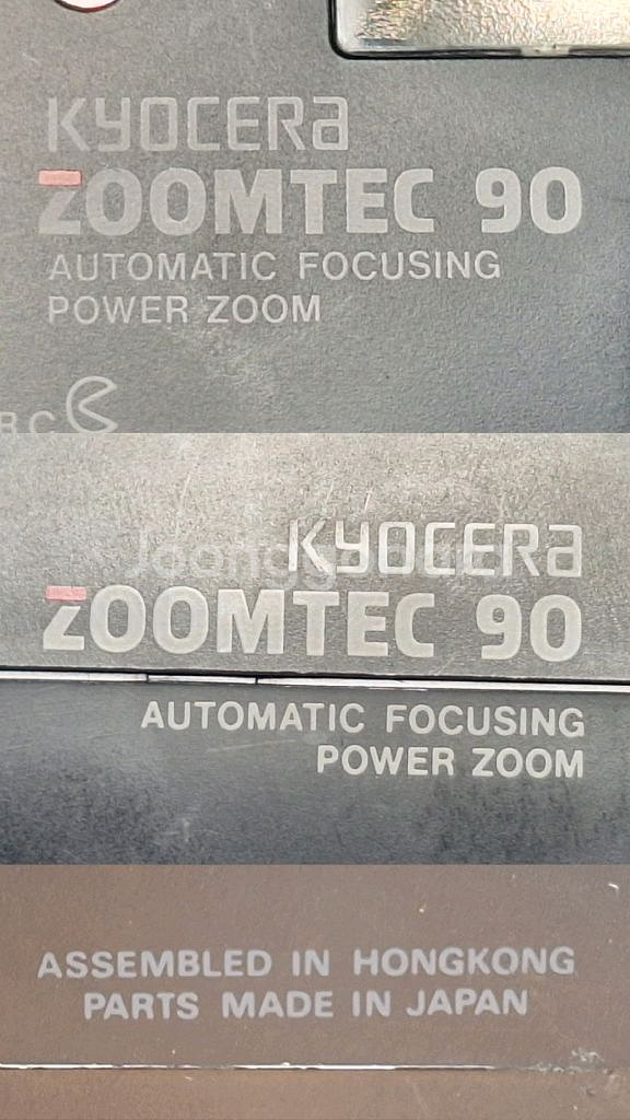 교세라 zoomtec 90 빈티지 필름카메라 레트로--9