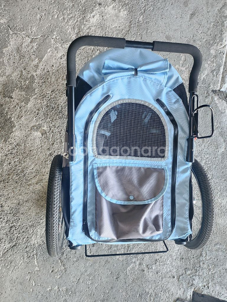 ibiyaya 강아지 자전거 트레일러--7