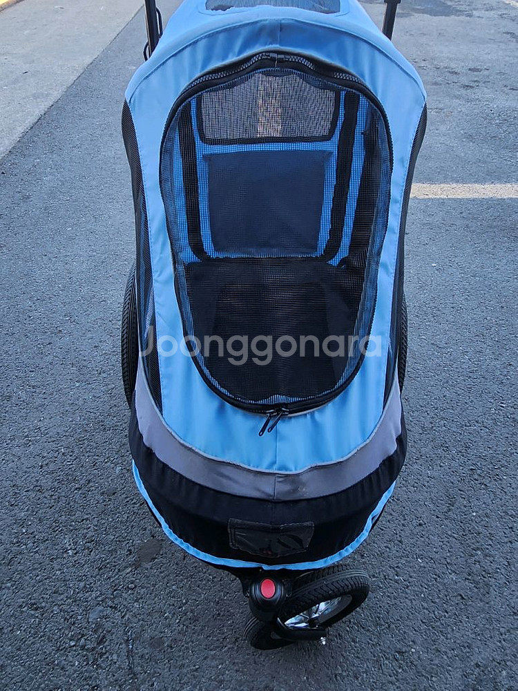 ibiyaya 강아지 자전거 트레일러--2