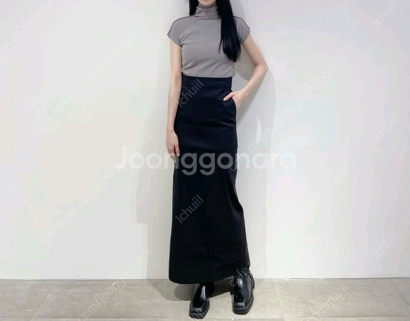 이세이미야케 코튼 바게트 니트 탑--4